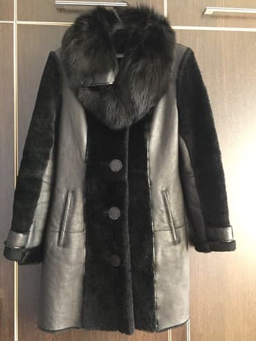 теплый и удобный: Продаю натуральную дубленку, размер 48. Очень легкая, теплая — 1