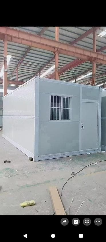 продам гараж металлический разборный: Модульный контейнерный дом/офис из сэндвич‑панелей Описание: - — 9