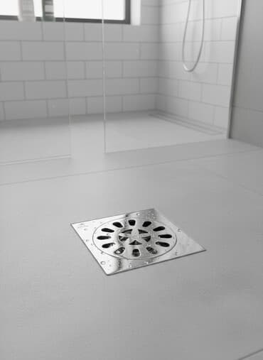 бак душ: Квадратный трап для душа Pantera, 100 размер выполненный из — 1
