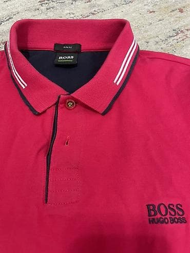 босс: Поло BOSS (Hugo Boss) Slim Fit, размер M - Цвет — 5