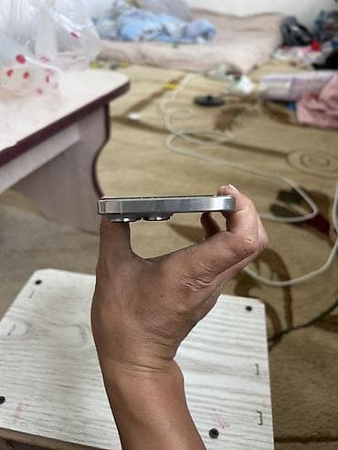 iphone 6: IPhone 16 Pro Max, Б/у, 256 ГБ, Natural Titanium, Защитное стекло, Чехол, Кабель, 91 % — 2