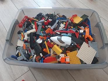 национальные вещи: Большая коробка деталей LEGO (смешанная россыпь) заполненный — 1