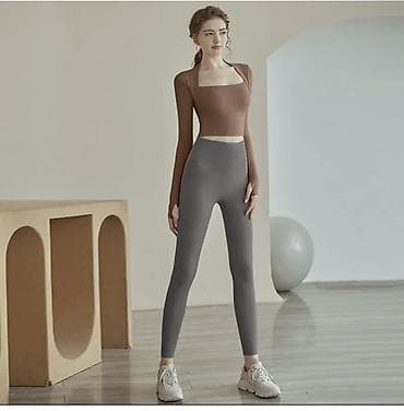 женские костюмы для фитнеса: Спортивный костюм, Топ, Китай, XS, S, M — 6