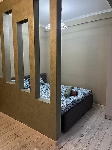 Квартиры: 1 комната, Люкс, элитка, Манаса/Боконбаева, Душевая кабина, Постельное белье, Кондиционер — 1
