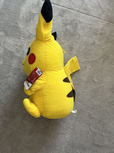 зо: Мягкие игрушки — очаровательный розовый мишка и яркий Пикачу - — 6