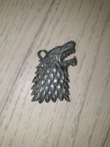 очки для зрения с солнцезащитными насадками: Брелок Волк — 1