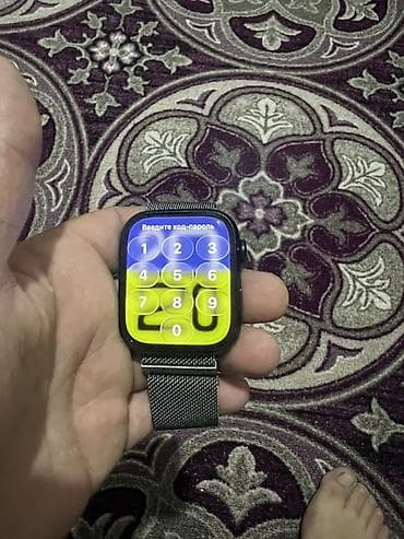 Apple Watch 7 поколения 45 мм Темно синевато зеленного света Без