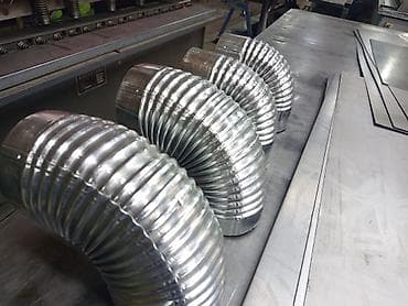 Услуги по строительству и ремонту: Гофрированные колена 90° для вентиляции/дымоудаления д100 д125.п.о — 7