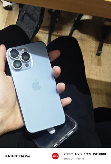 apple watch se купить: IPhone 13 Pro, Б/у, 128 ГБ, Голубой, Чехол, 79 % — 3