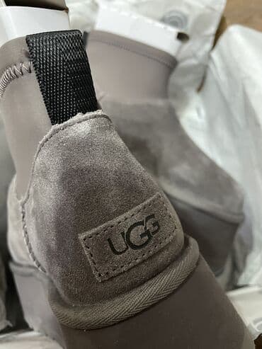 женские зимние сапоги из натуральной кожи и меха: ПРОДАЮ ЗИМНИЕ УГГИ PLATFORM (новые, в коробке) Очень тёплые и удобные — 2