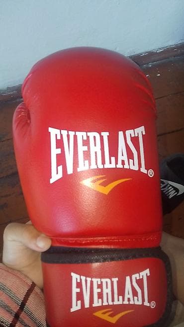 трико борьбы: Боксерские перчатки Everlast, красные. - Классическая форма с — 1