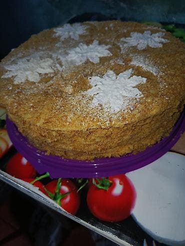 семейные: Домашняя выпечка на заказ - Песочный пирог с творожной начинкой — 10