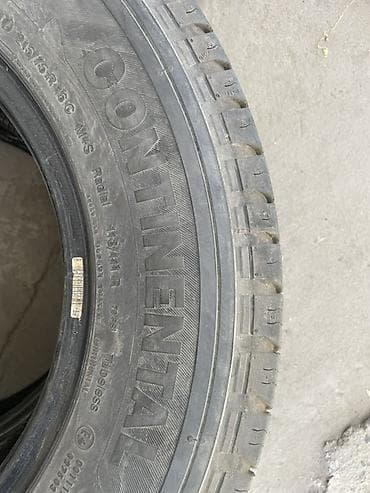 континенталь: Шины 215 / 75 / R 16, Лето, Б/у, Пара, Легкий коммерческий транспорт (C/LT), Continental — 2