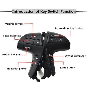 детская машина на пульте управления: Кнопки управления на рулевом колесе. переключатели на руле Toyota — 3