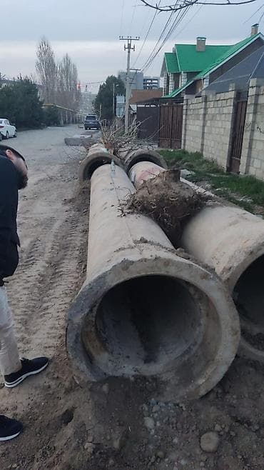 бетонный латок: Труба для канализации Локальная, Материал: Бетон — 9