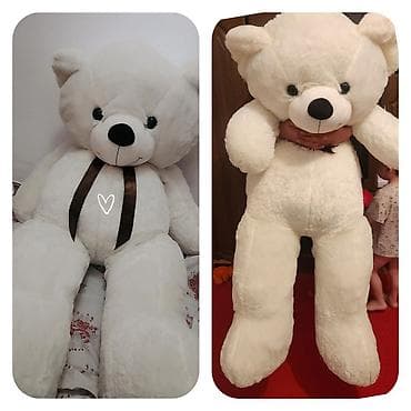 Освещение: Большой плюшевый медведь - Цвет: молочно-белый - Рост: примерно — 1