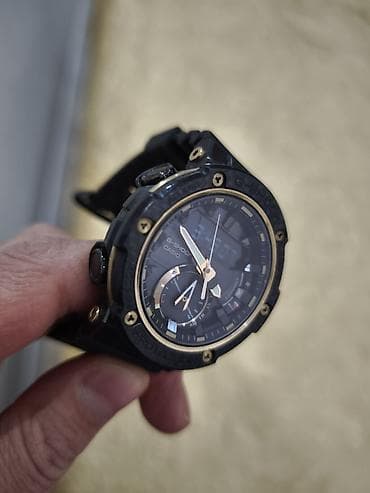 нари: Спортивные часы часы, Casio (G-Shock), Таймер и секундомер, Водонепроницаемые, Оригинал, Синхронизация с другими устройствами, Мужские, Б/у — 4