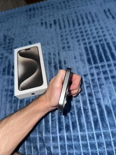 iphone s5: IPhone 15 Pro Max, Б/у, 512 ГБ, Natural Titanium, Коробка, 79 % — 3
