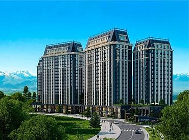 4: 4 комнаты, 155 м², ул. Ахунбаева / Малдыбаева Элитка, 16 этаж, ПСО (под самоотделку) — 1