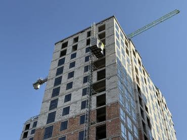 двухкомнатная квартира в бишкеке в аренду: 1 комната, 53 м², Элитка, 4 этаж, ПСО (под самоотделку) — 18