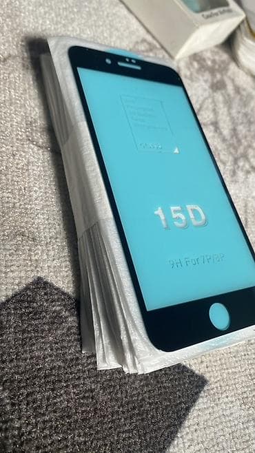 Техника жана электроника: Защитное стекло 15D для iPhone 7/8/7 Plus/8 Plus (полноэкранное) - — 2