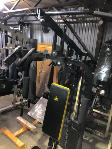 гантели для начинающих дома: Силовой тренажер, Мультистанция, Для груди, Для ног, Для плеч, Новый, Бесплатная доставка — 3