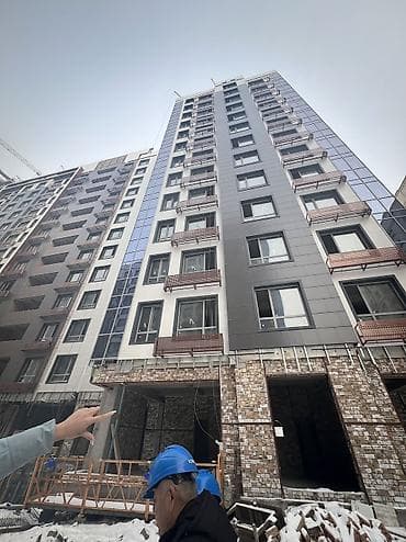 Батир сатып алам: 2 бөлмө, 66 м², Элитка, 7 кабат, Даяр ПСО (өзү оңдоп түзөтүп бүтүү үчүн) — 1