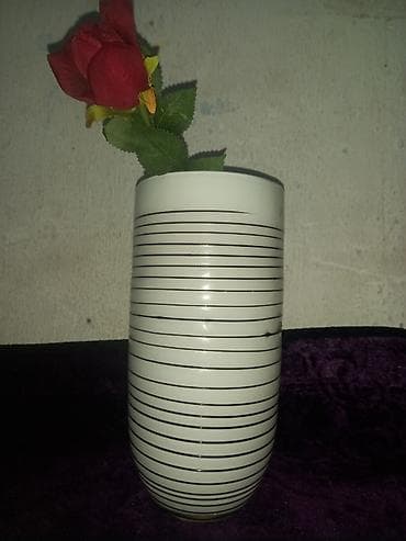 3д наклейки: Керамическая ваза для цветов - Материал: керамика/фарфор с глянцевой — 4