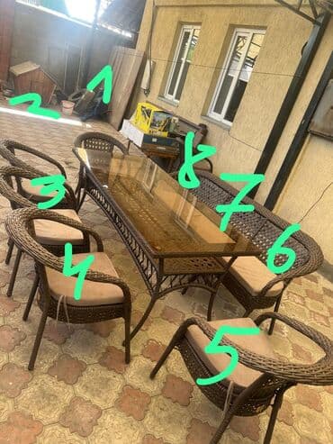 садовая мебель беларусь: Бакча эмерек комплекти, Ротанг — 22