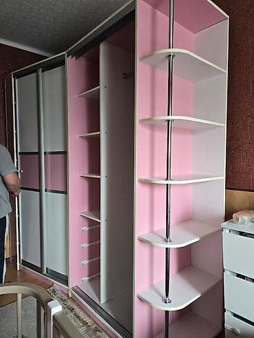 сервант гдр: Шкаф купе, Б/у, Угловой, ЛДСП — 8