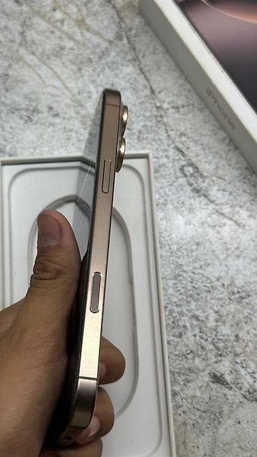 pixel 9a: IPhone 16 Pro Max, Б/у, 512 ГБ, Desert Titanium, Коробка, 89 % — 3