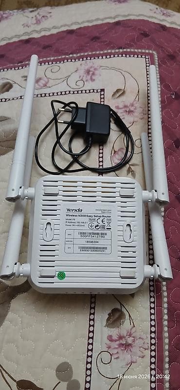 deco e4: Wi‑Fi роутер Tenda F6 (Wireless N300 Easy Setup Router) - Скорость — 2