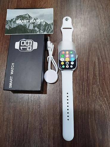 компьютерные мыши patriot: Смарт-часы с прямоугольным сенсорным экраном и белым силиконовым — 3