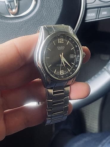 Жеке буюмдар: Часы CASIO Edifice (кварцевые) - Классический аналоговый циферблат — 2