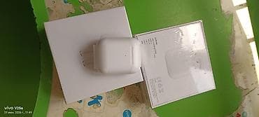 sennheiser наушники: Apple AirPods с зарядным футляром - Модель: Apple AirPods (зарядный — 2