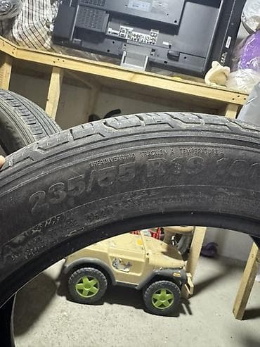 kumho: Шины 235 / 55 / R 19, Лето, Б/у, Комплект, Легковые, Корея, Kumho — 1