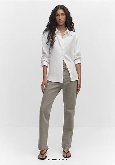 лен рубашка мужская: Mango НОВАЯ рубашка из льна. Подойдет на S-М (44-46) — 3