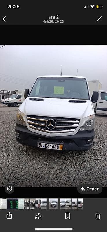 шины на спринтер 16с: Mercedes-Benz Спринтер: 2016 г., 2.2 л, Автомат, Дизель, Бус — 1