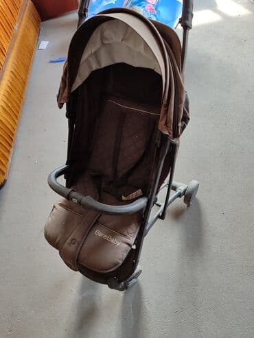 отдам даром прогулочную коляску: Балдар арабасы, түсү - Кара, Колдонулган — 1