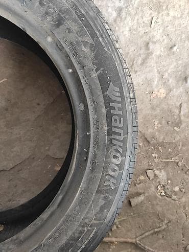 Шины 225 / 55 / R 17, Лето, Б/у, Пара, Легковые, Корея, Hankook