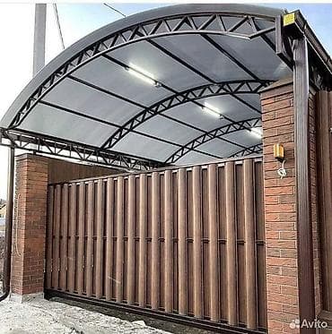 max safe: Кованые навесы и козырьки из поликарбоната под ключ - Назначение — 8