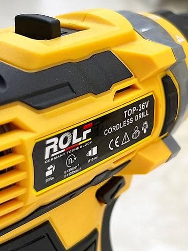 Инструменттер: Аккумуляторная дрель-шуруповерт ROLF TOP-36V (Germany Technology) — 5