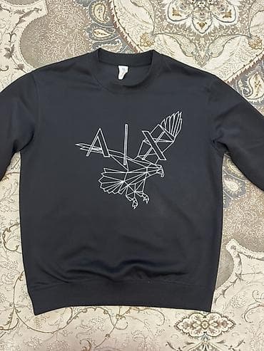 armani: Мужская футболка, S, Armani, Новый, цвет - Черный, Платная доставка, Самовывоз — 1