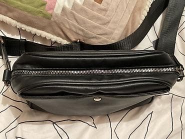 Аксессуары: Сумка через плечо/кросс-боди, черная - Материал: гладкая экокожа. - — 2