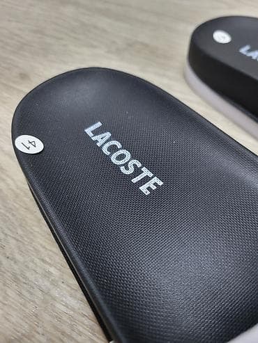 джинсы ливайс: Мужские сандалии, 41, Lacoste, Новый, цвет - Черный, Платная доставка — 4