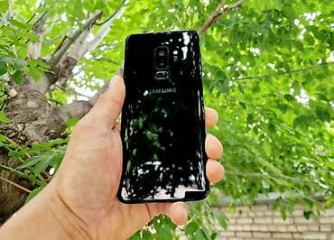 купить телефон samsung s9 plus: Samsung Galaxy S9 Plus, Б/у, 128 ГБ, цвет - Черный, 1 SIM, 2 SIM — 2