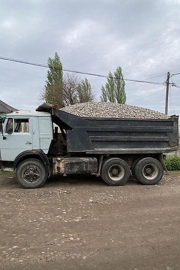 Смесь щебень и отсев, Чистая, Для фундамента, Камаз