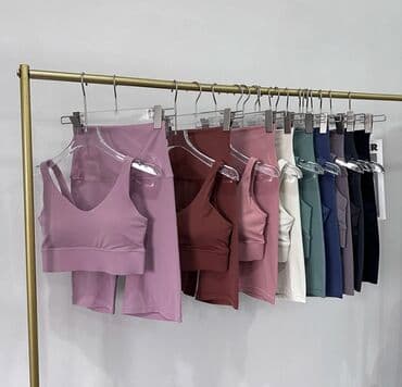 спортивное оборудование: Лосина топ велосипедкиСпортивная одежда, лонгсливы, футболка шорты — 1