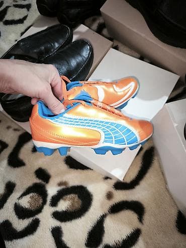 обувь puma: Детская обувь, натуральная кожа, размеры 27, 30(футбольные бутсы — 10
