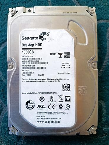 apple iphone 16 pro max: Накопитель для ПК, Б/у, Seagate, HDD, 1 ТБ, 3.5", Для ПК — 1
